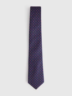 Alvaro Moreno Corbatas|Corbatas|CORBATA JACQUARD MF Azul Marino
