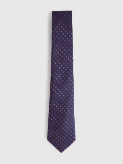 Alvaro Moreno Corbatas|Corbatas|CORBATA JACQUARD MF Azul Marino