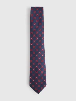 Alvaro Moreno Corbatas|Corbatas|CORBATA JACQUARD MF Azul Marino