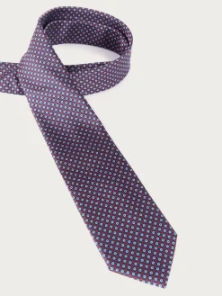 Alvaro Moreno Corbatas|Corbatas|CORBATA JACQUARD MF Azul Marino