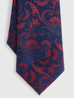 Alvaro Moreno Corbatas|Corbatas|CORBATA JACQUARD MF Azul Marino