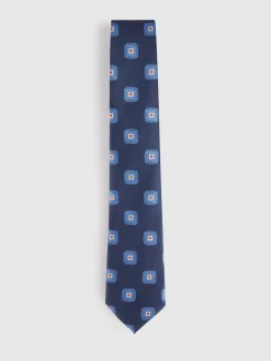 Alvaro Moreno Corbatas|Corbatas|CORBATA JACQUARD MF Azul Marino