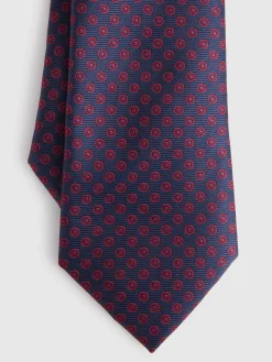 Alvaro Moreno Corbatas|Corbatas|CORBATA JACQUARD MF Azul Marino
