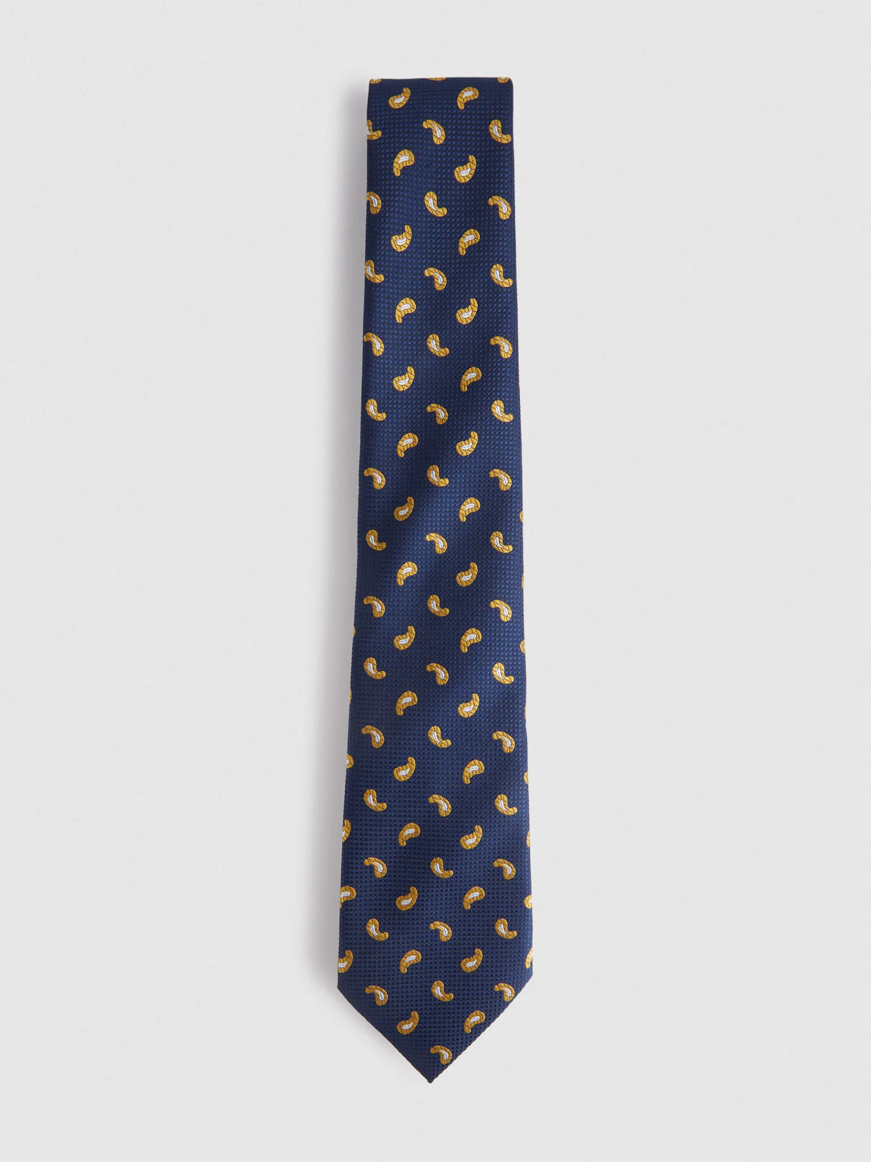Alvaro Moreno Corbatas|Corbatas|CORBATA JACQUARD MF Azul Marino