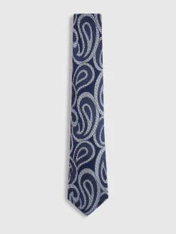Alvaro Moreno Corbatas|Corbatas|CORBATA JACQUARD MF Azul Marino