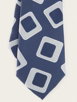 Alvaro Moreno Corbatas|Corbatas|CORBATA JACQUARD MF Azul Marino
