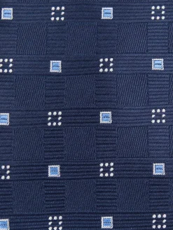 Alvaro Moreno Corbatas|Corbatas|CORBATA JACQUARD MF Azul Marino