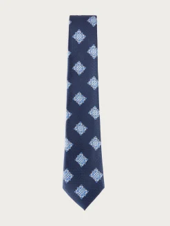 Alvaro Moreno Corbatas|Corbatas|CORBATA JACQUARD MF Azul Marino