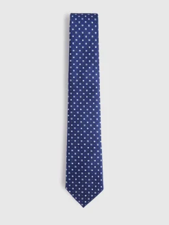 Alvaro Moreno Corbatas|Corbatas|CORBATA JACQUARD MF Azul Marino