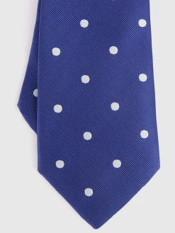 Alvaro Moreno Corbatas|Corbatas|CORBATA JACQUARD MF Azul Marino