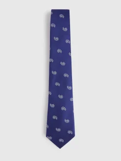 Alvaro Moreno Corbatas|Corbatas|CORBATA JACQUARD MF Azul Marino