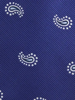 Alvaro Moreno Corbatas|Corbatas|CORBATA JACQUARD MF Azul Marino