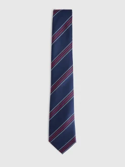 Alvaro Moreno Corbatas|Corbatas|CORBATA JACQUARD MF Azul Marino