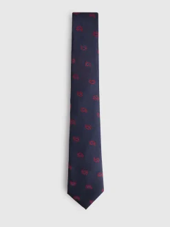 Alvaro Moreno Corbatas|Corbatas|CORBATA JACQUARD MF Azul Marino
