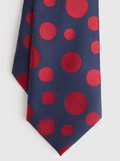 Alvaro Moreno Corbatas|Corbatas|CORBATA JACQUARD MF Azul Marino