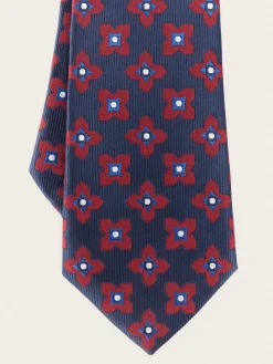 Alvaro Moreno Corbatas|Corbatas|CORBATA JACQUARD MF Azul Marino