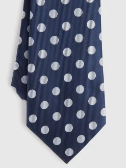 Alvaro Moreno Corbatas|Corbatas|CORBATA JACQUARD MF Azul Marino