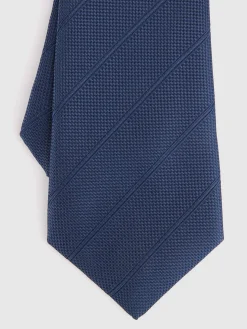 Alvaro Moreno Corbatas|Corbatas|CORBATA JACQUARD MF Azul Marino