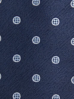 Alvaro Moreno Corbatas|Corbatas|CORBATA JACQUARD MF Azul Marino