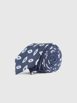 Alvaro Moreno Corbatas|Corbatas|CORBATA JACQUARD MF Azul Marino