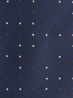 Alvaro Moreno Corbatas|Corbatas|CORBATA JACQUARD MF Azul Marino