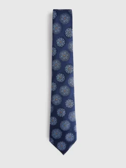 Alvaro Moreno Corbatas|Corbatas|CORBATA JACQUARD MF Azul Marino
