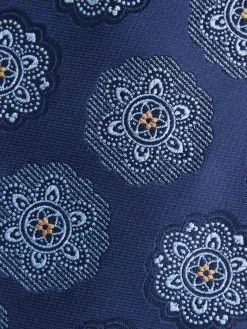 Alvaro Moreno Corbatas|Corbatas|CORBATA JACQUARD MF Azul Marino