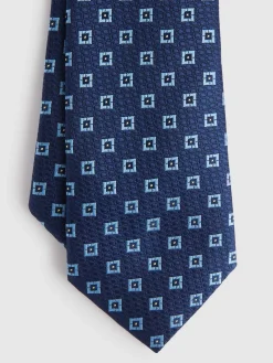 Alvaro Moreno Corbatas|Corbatas|CORBATA JACQUARD MF Azul Marino