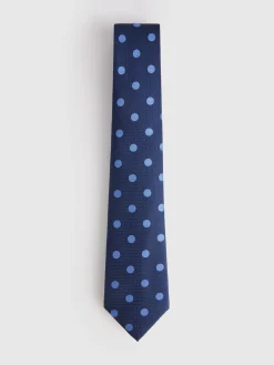 Alvaro Moreno Corbatas|Corbatas|CORBATA JACQUARD MF Azul Marino