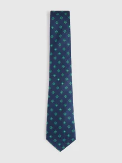 Alvaro Moreno Corbatas|Corbatas|CORBATA JACQUARD MF Azul Marino