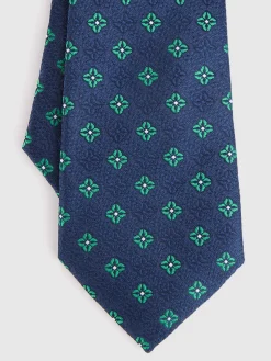 Alvaro Moreno Corbatas|Corbatas|CORBATA JACQUARD MF Azul Marino