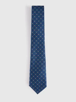 Alvaro Moreno Corbatas|Corbatas|CORBATA JACQUARD MF Azul Marino