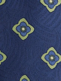 Alvaro Moreno Corbatas|Corbatas|CORBATA JACQUARD MF Azul Marino