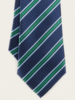 Alvaro Moreno Corbatas|Corbatas|CORBATA JACQUARD MF Azul Marino