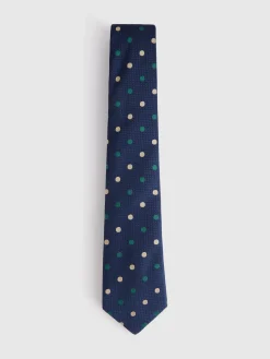 Alvaro Moreno Corbatas|Corbatas|CORBATA JACQUARD MF Azul Marino