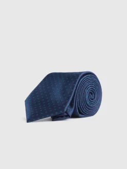 Alvaro Moreno Corbatas|Corbatas|CORBATA JACQUARD MF Azul Marino