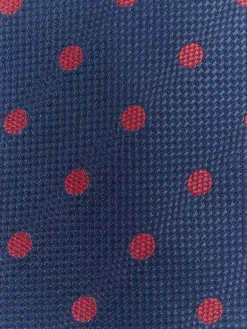 Alvaro Moreno Corbatas|Corbatas|CORBATA JACQUARD MF Azul Marino
