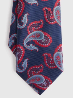 Alvaro Moreno Corbatas|Corbatas|CORBATA JACQUARD MF Azul Marino