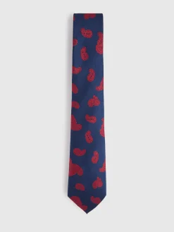 Alvaro Moreno Corbatas|Corbatas|CORBATA JACQUARD MF Azul Marino