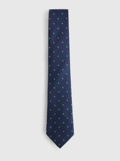 Alvaro Moreno Corbatas|Corbatas|CORBATA JACQUARD MF Azul Marino
