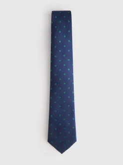 Alvaro Moreno Corbatas|Corbatas|CORBATA JACQUARD MF Azul Marino