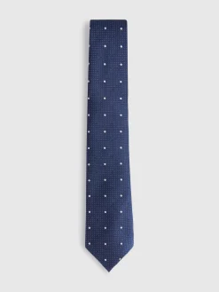 Alvaro Moreno Corbatas|Corbatas|CORBATA JACQUARD MF Azul Marino