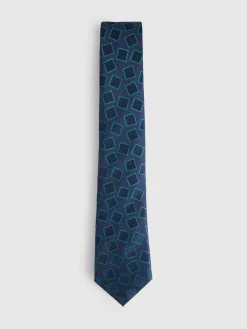 Alvaro Moreno Corbatas|Corbatas|CORBATA JACQUARD MF Azul Marino
