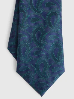 Alvaro Moreno Corbatas|Corbatas|CORBATA JACQUARD MF Azul Marino