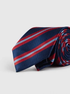 Alvaro Moreno Corbatas|Corbatas|CORBATA JACQUARD MF Azul Marino