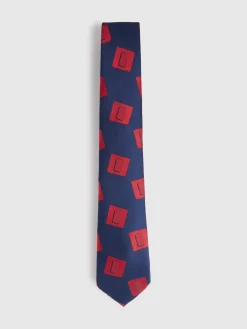 Alvaro Moreno Corbatas|Corbatas|CORBATA JACQUARD MF Azul Marino