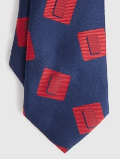Alvaro Moreno Corbatas|Corbatas|CORBATA JACQUARD MF Azul Marino