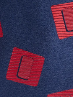 Alvaro Moreno Corbatas|Corbatas|CORBATA JACQUARD MF Azul Marino