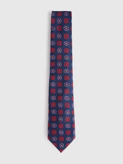 Alvaro Moreno Corbatas|Corbatas|CORBATA JACQUARD MF Azul Marino