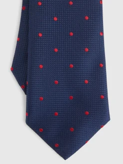 Alvaro Moreno Corbatas|Corbatas|CORBATA JACQUARD MF Azul Marino